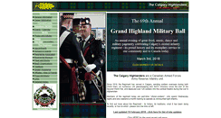 Desktop Screenshot of calgaryhighlanders.com